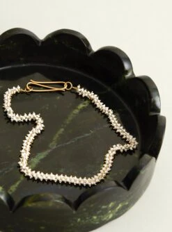 Chain Necklace White