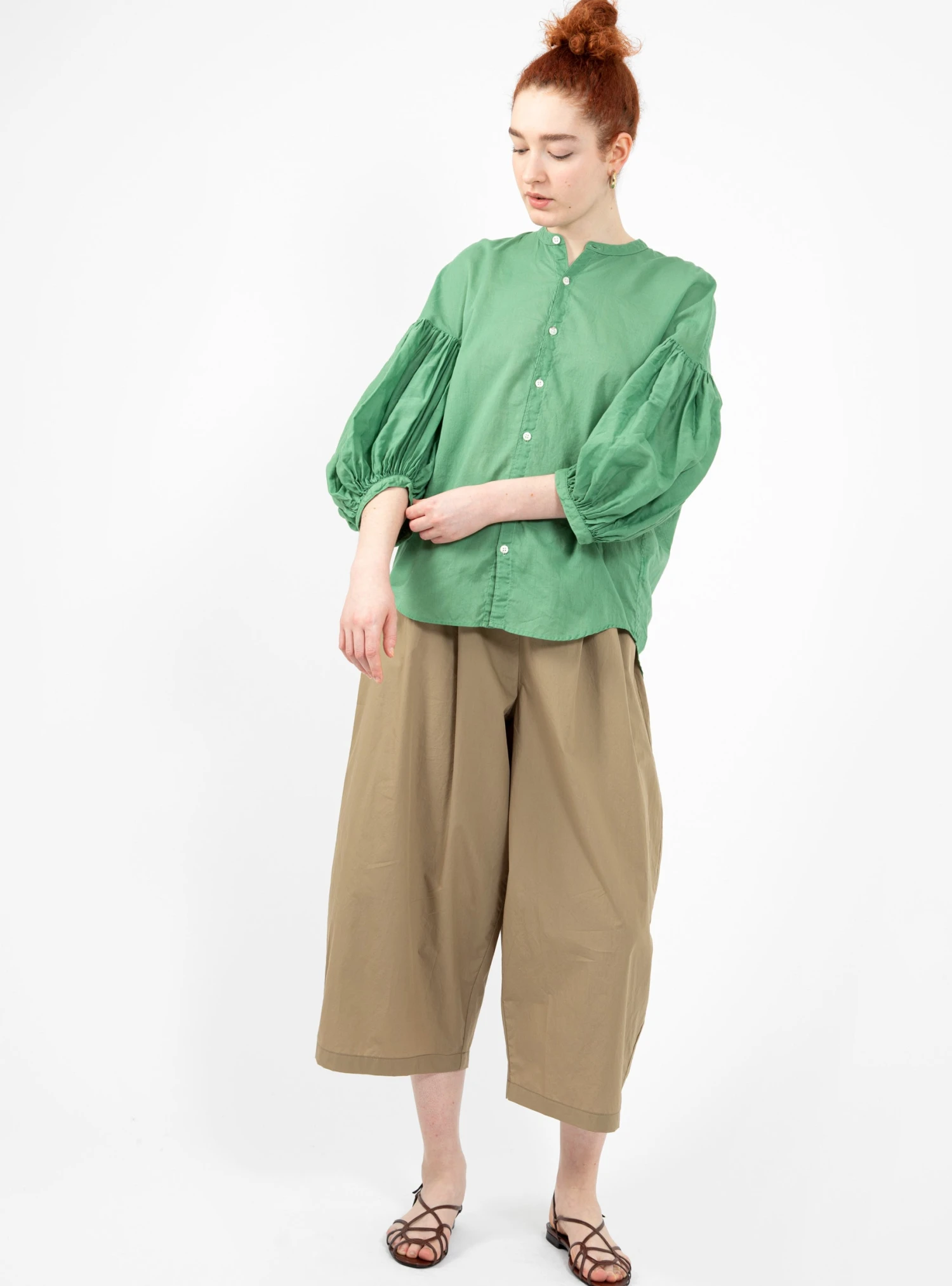 Bouffant Shirt Mint Green - Image 4