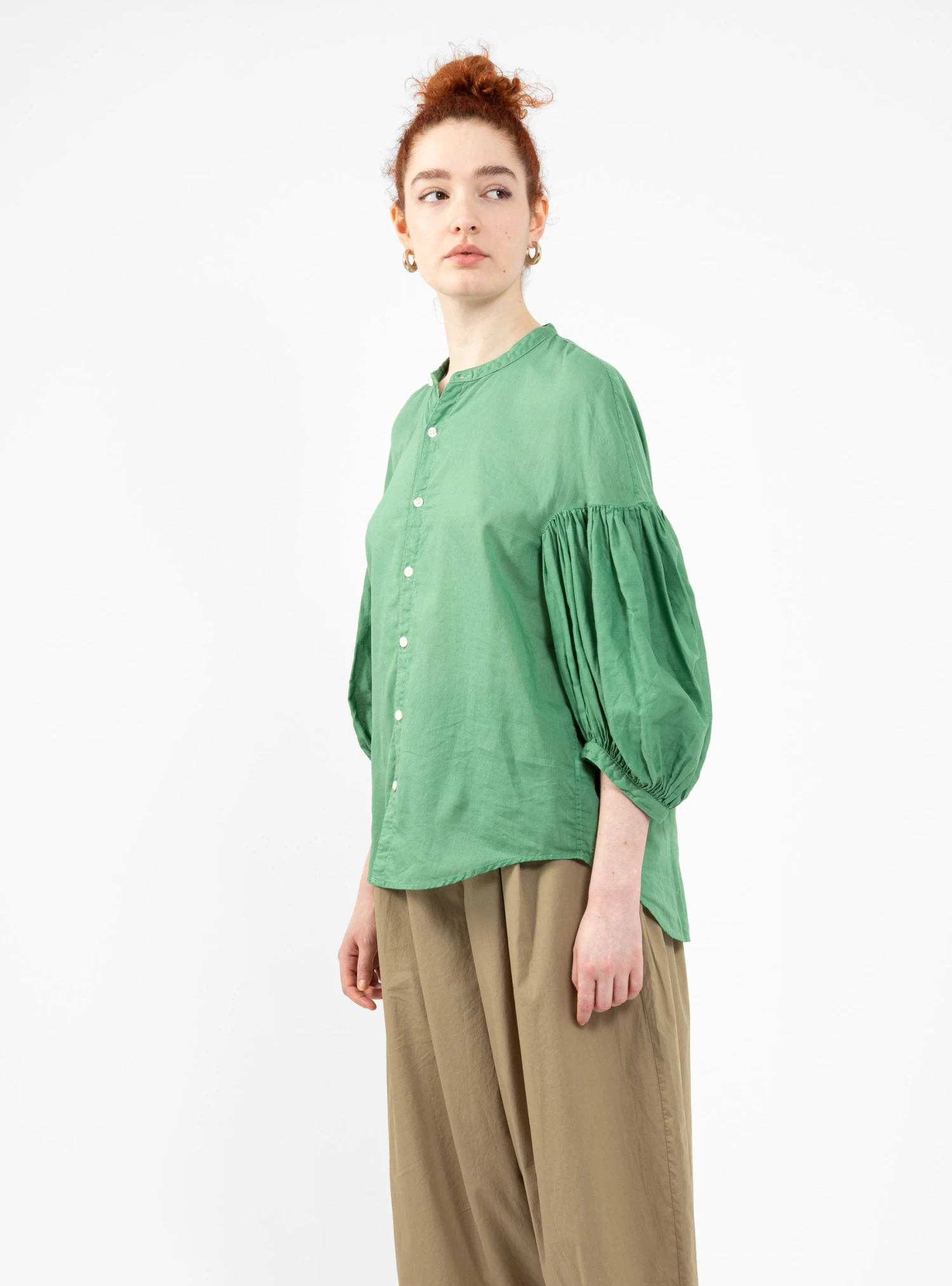 Bouffant Shirt Mint Green - Image 2