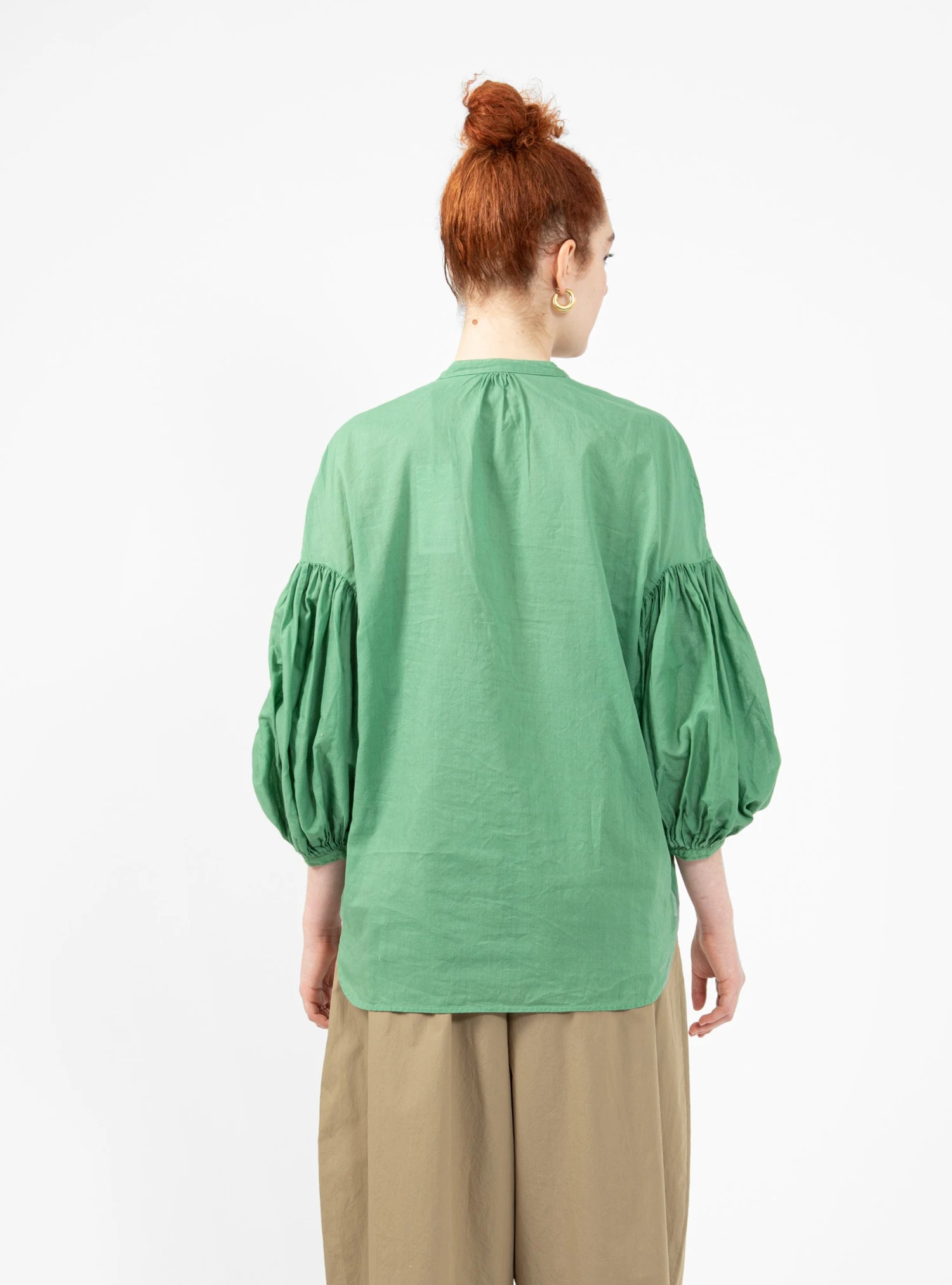 Bouffant Shirt Mint Green - Image 3