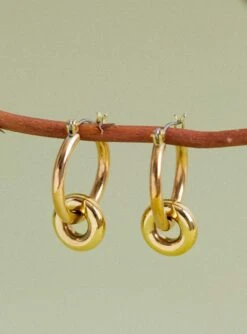 Isola Brass Earrings