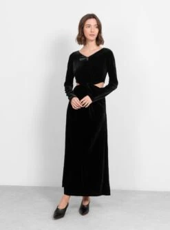 Mast Dress Black Velvet