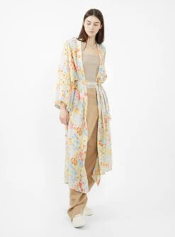 Keiko Flower Print Kimono Multi