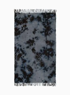 Madara Shibori Bouclé Throw Indigo