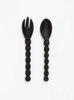 Bobbin Salad Servers Black