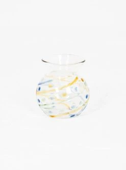 Trellis Vase Yellow & Blue