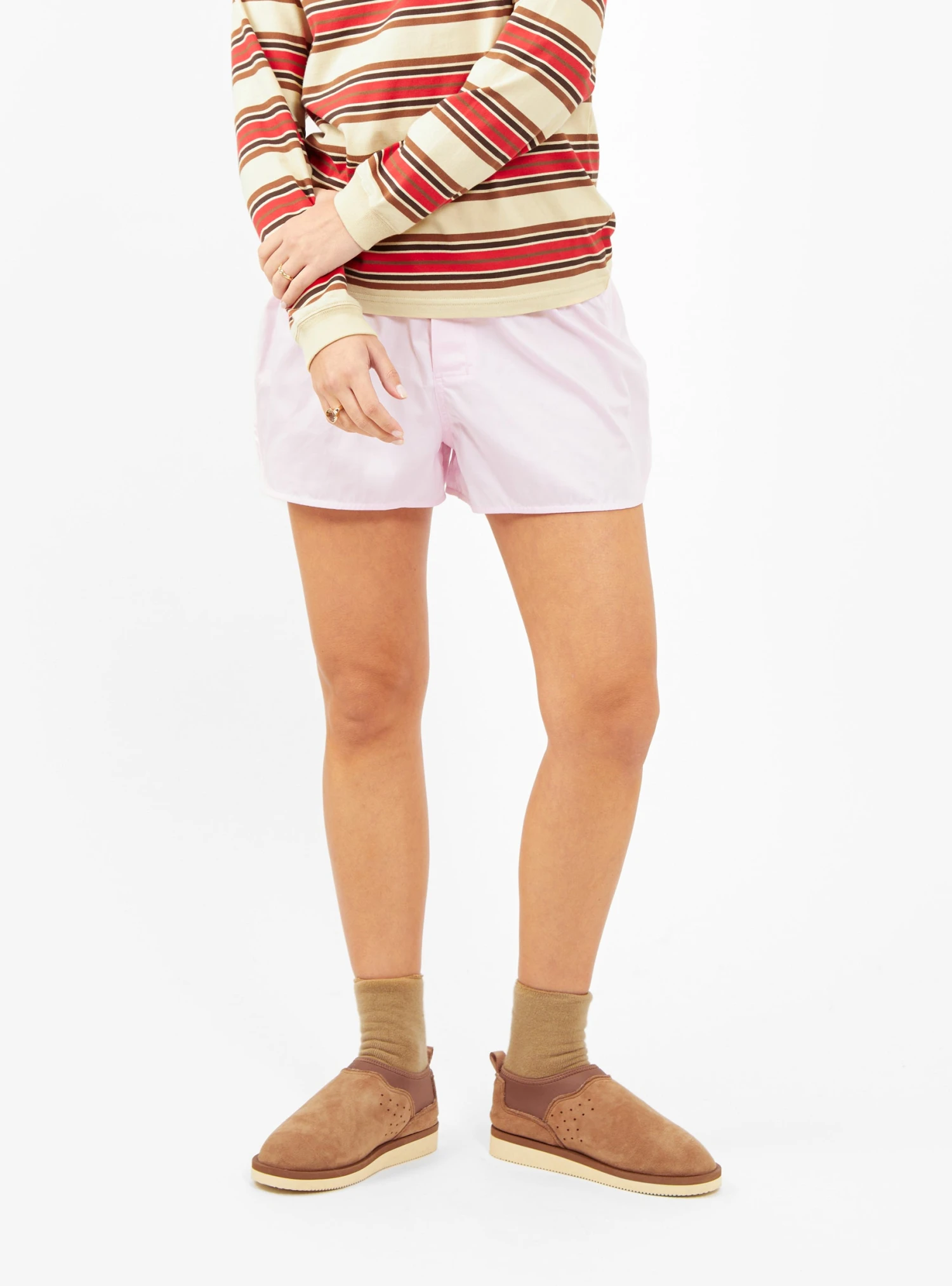 Hay Outline Pyjama Shorts Pink