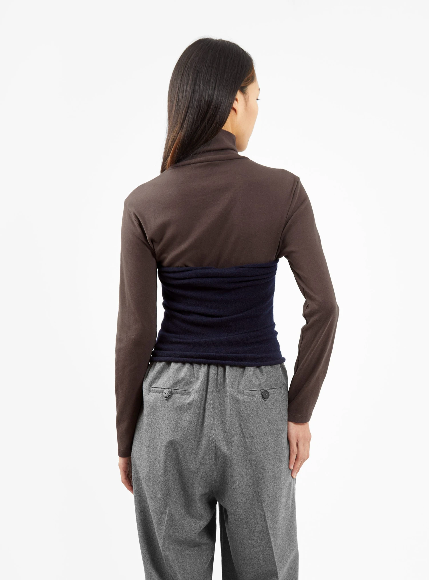 N°8 Belt Top Navy - Image 4