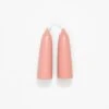 Stubby Candle Pair Madder Root Pink