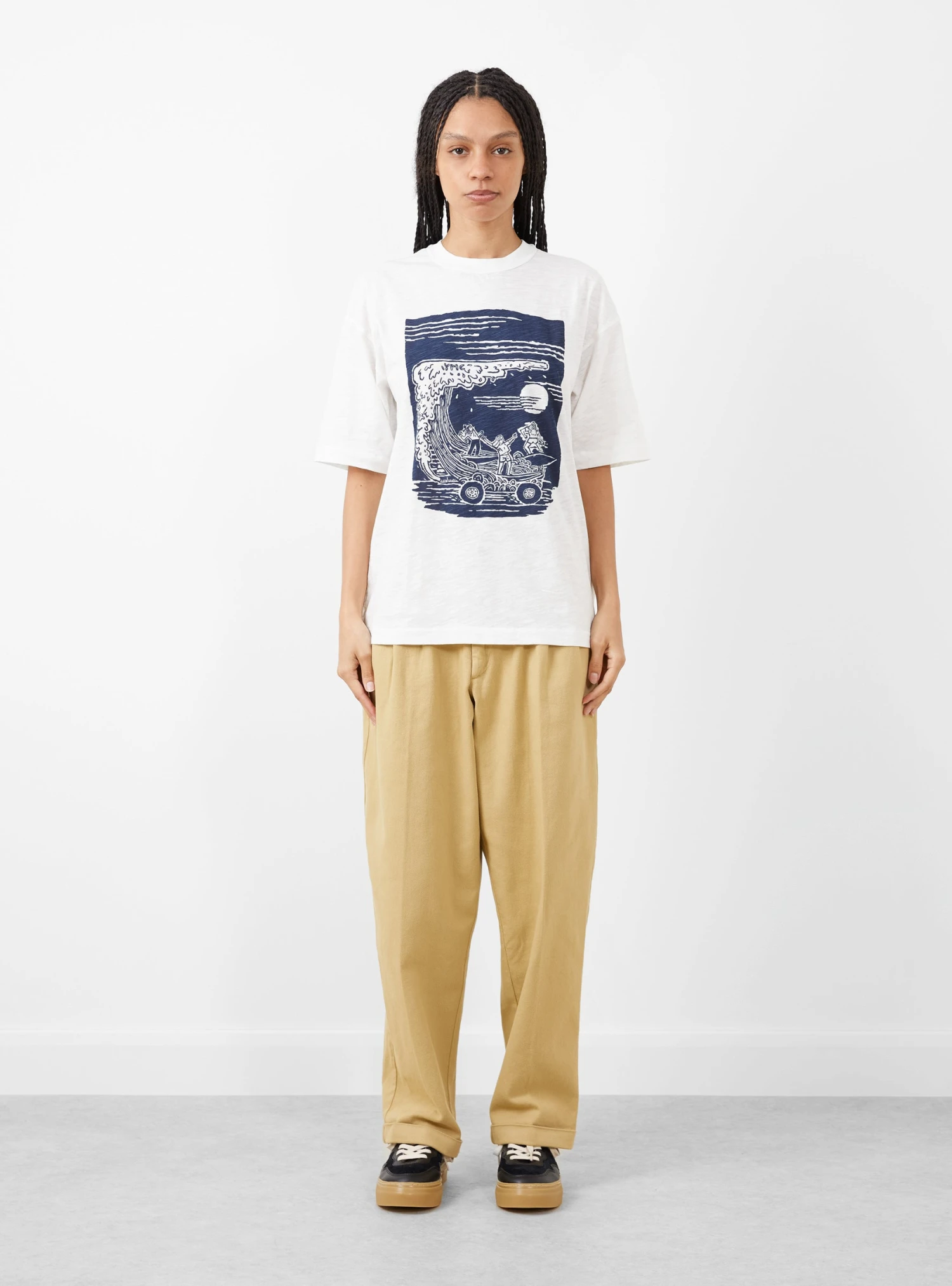 On The Mountain Pass T-Shirt White