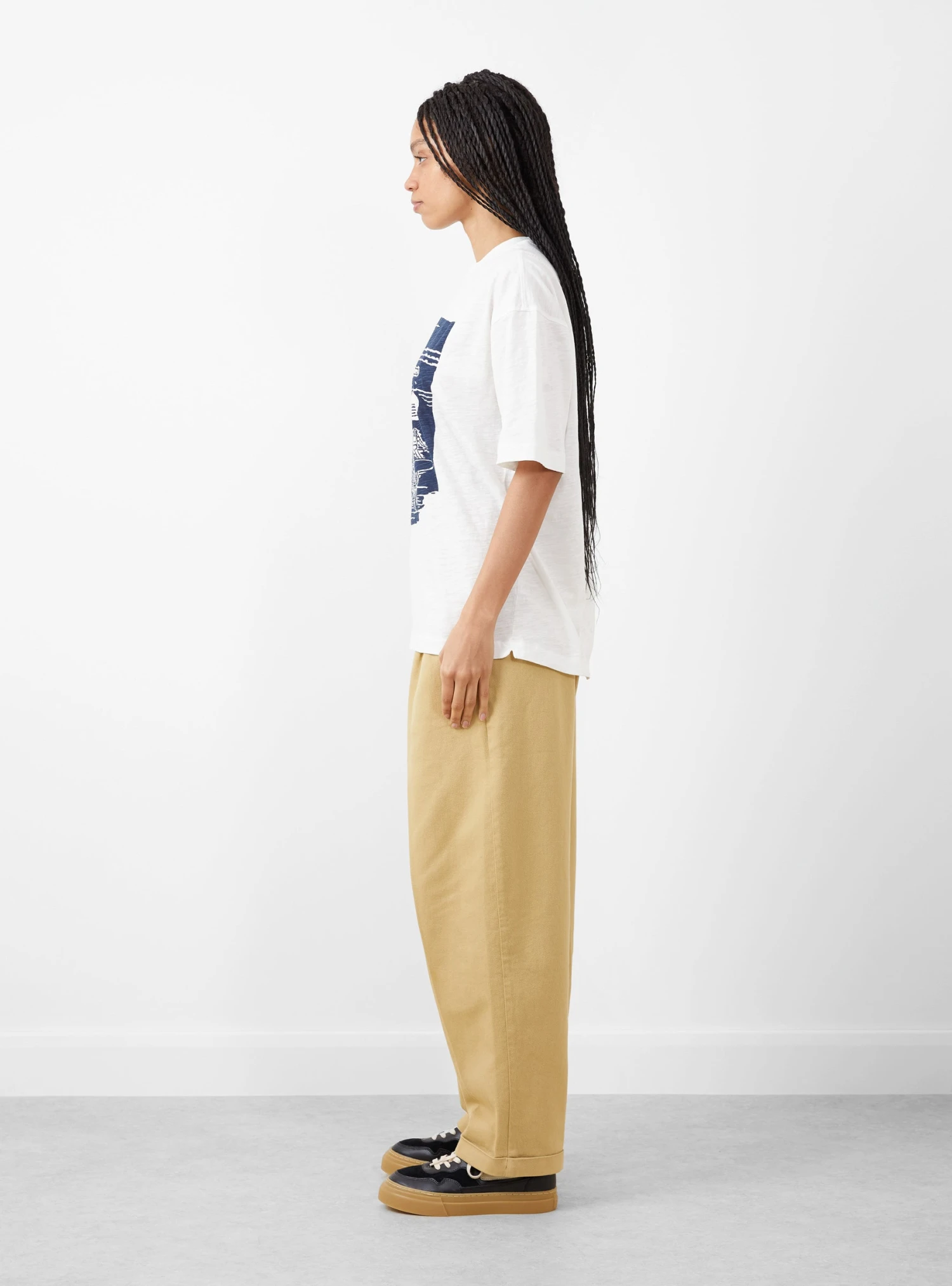 On The Mountain Pass T-Shirt White - Image 3