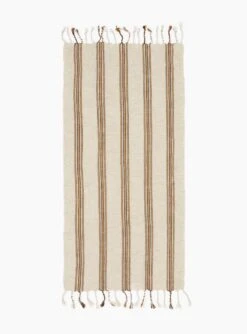Apricot Cotton/Linen Hand Towel