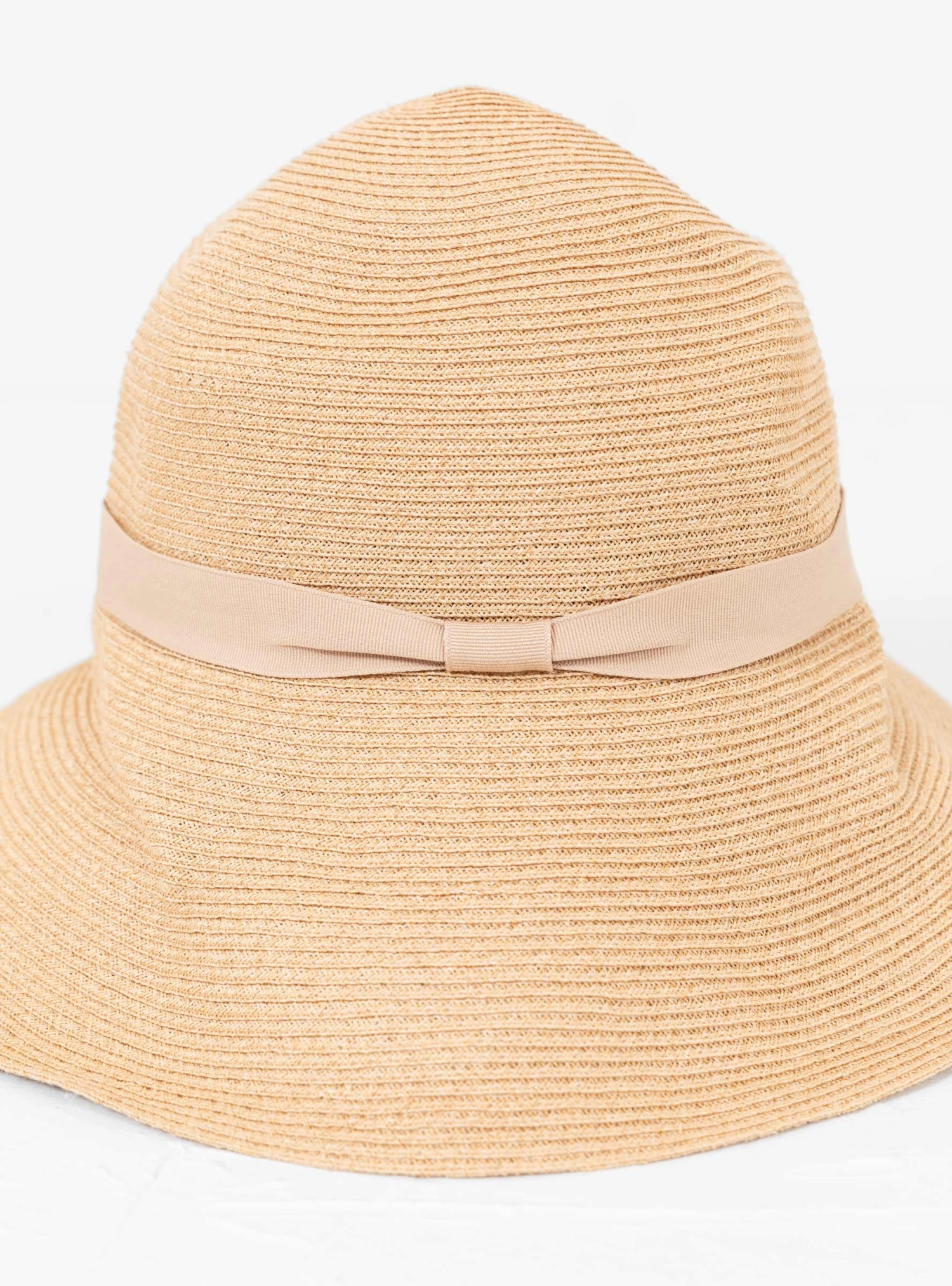 Boxed Hat Paper Abaca Stucco Beige X Beige - Image 3