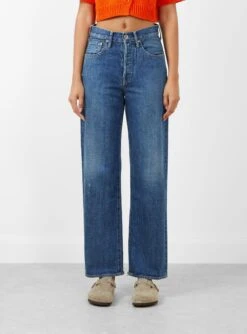 Selvedge Denim Straight Cut 13.5oz Used Medium