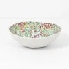 Green Brown Blue Leaves Bowl N75