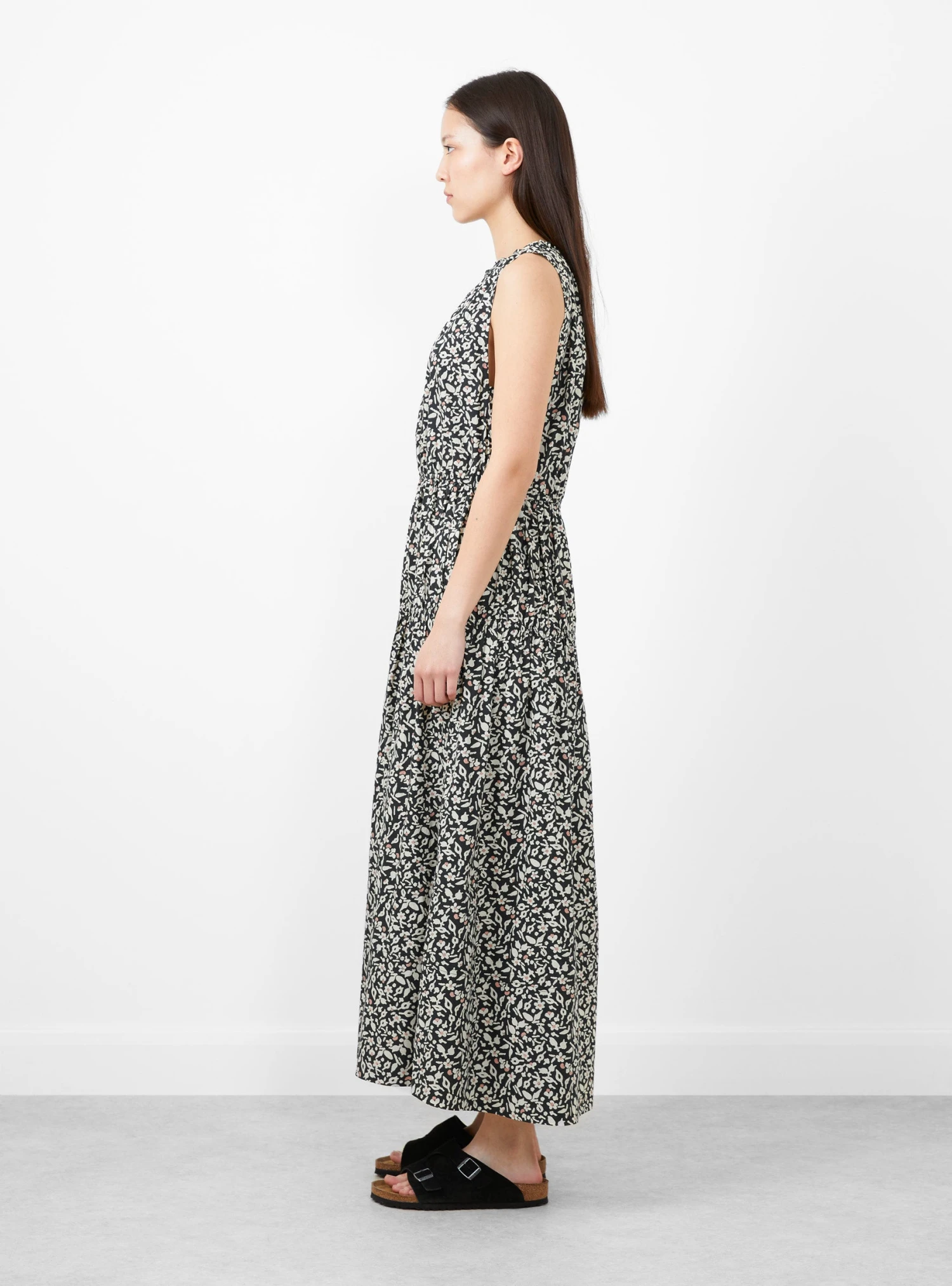 Arte Tank Dress Tiny Flowers Swamp - Image 2