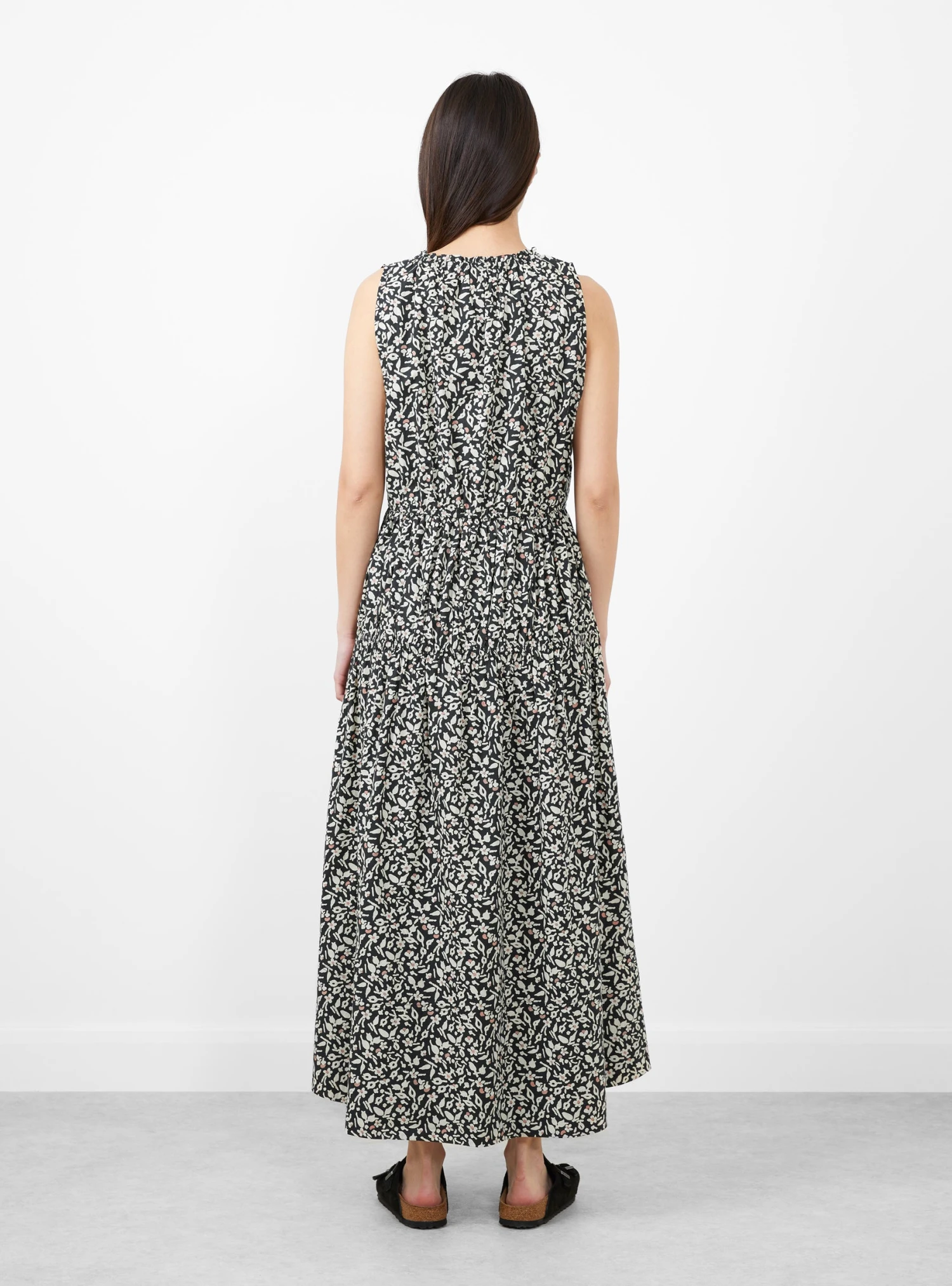 Arte Tank Dress Tiny Flowers Swamp - Image 3