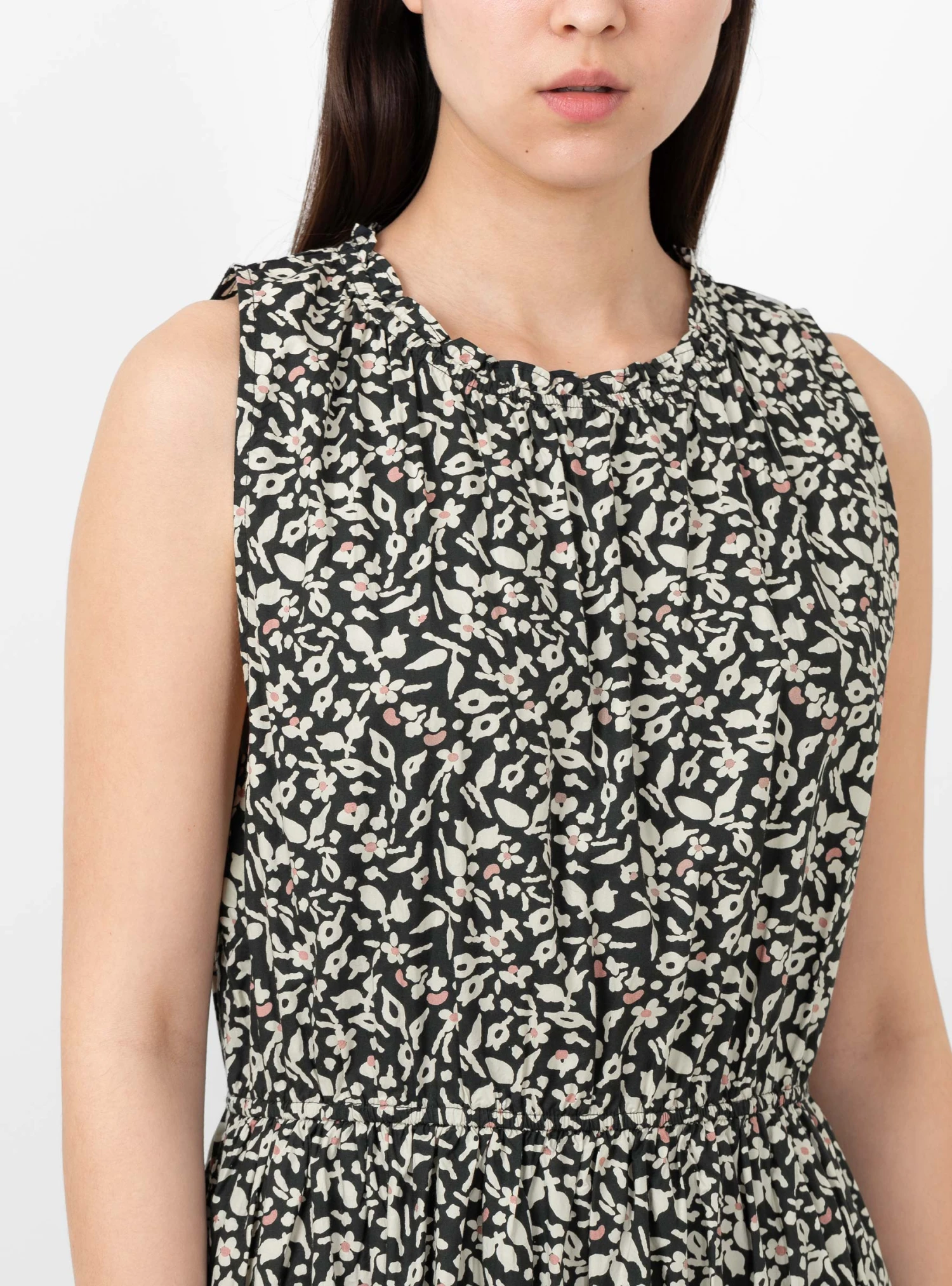 Arte Tank Dress Tiny Flowers Swamp - Image 4