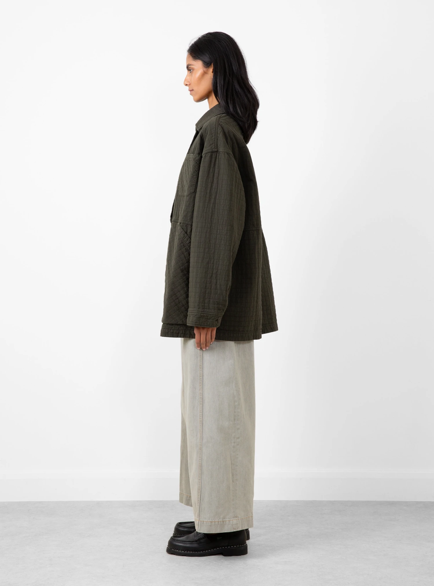 Padded Jacket Dark Brown - Image 3