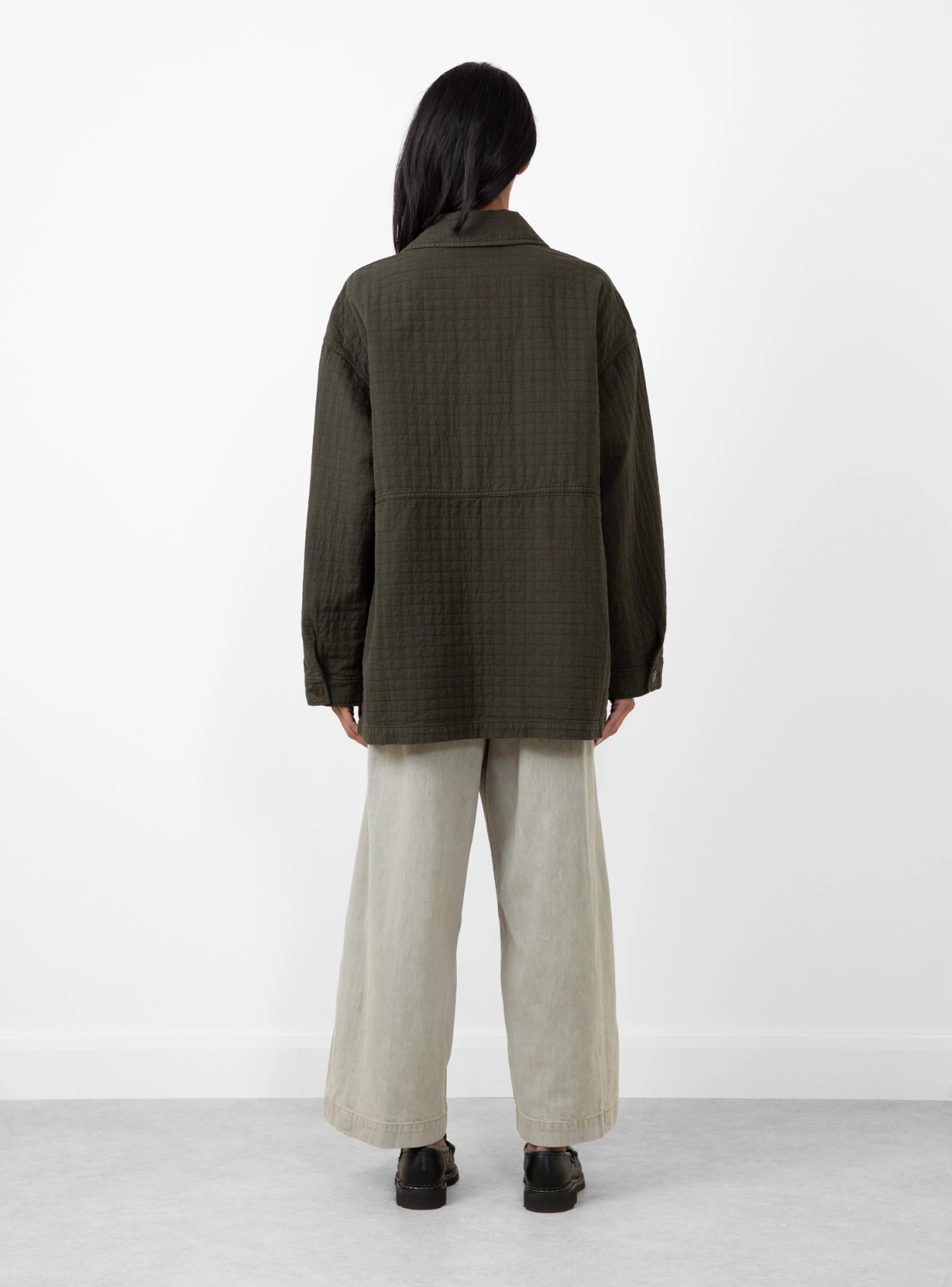 Padded Jacket Dark Brown - Image 4