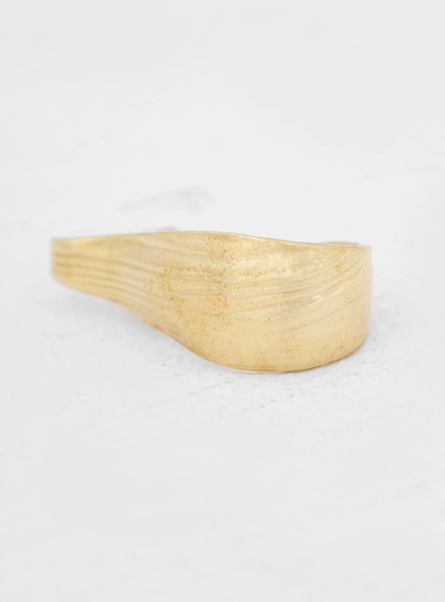 Husk Hoop Earrings Brass - Image 4