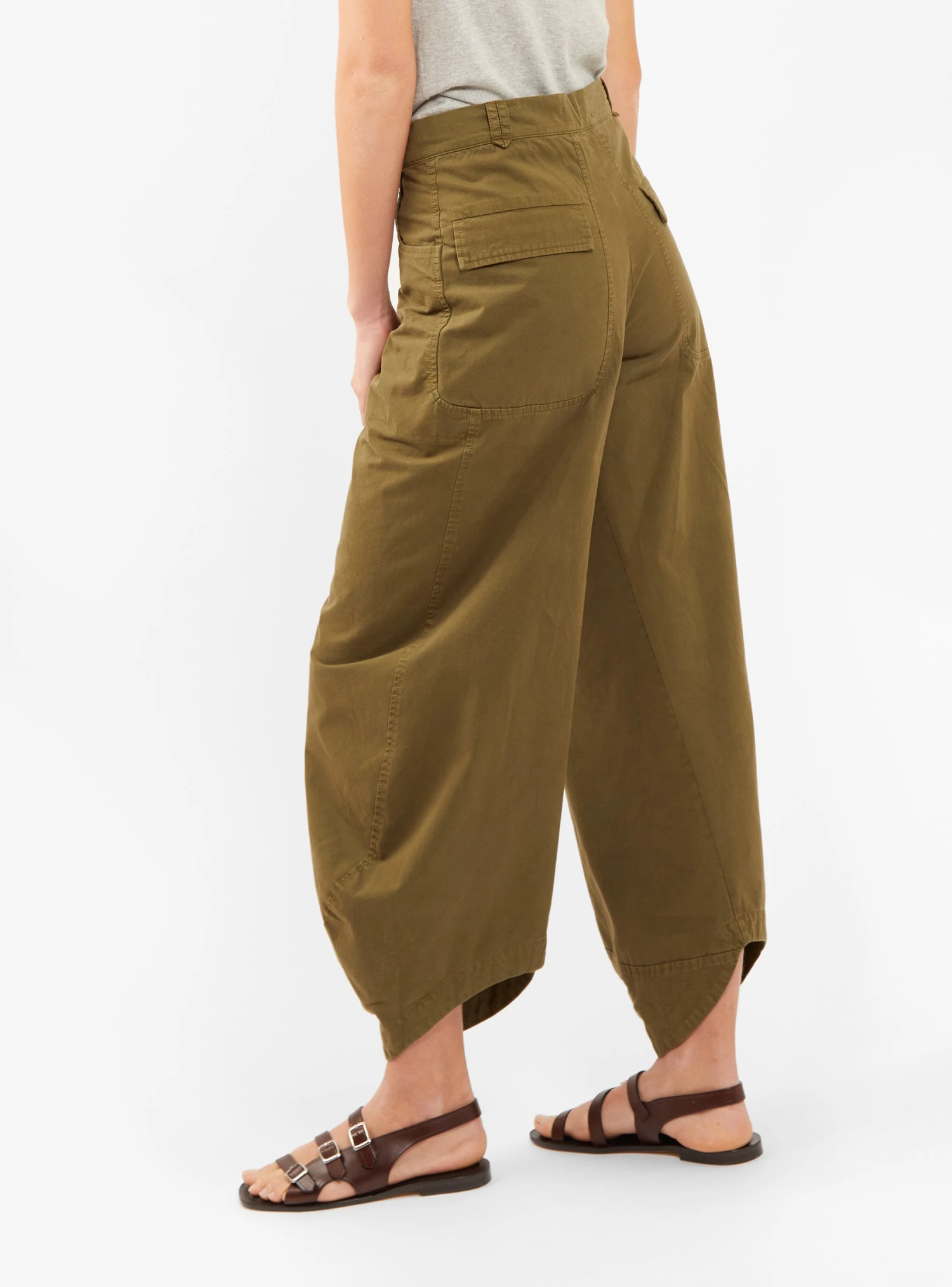 Henrik Vibskov Amaretti Trousers Avocado Green - Image 2