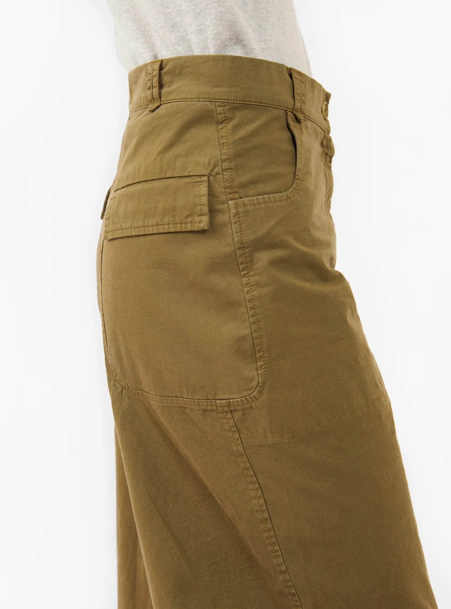 Henrik Vibskov Amaretti Trousers Avocado Green - Image 3