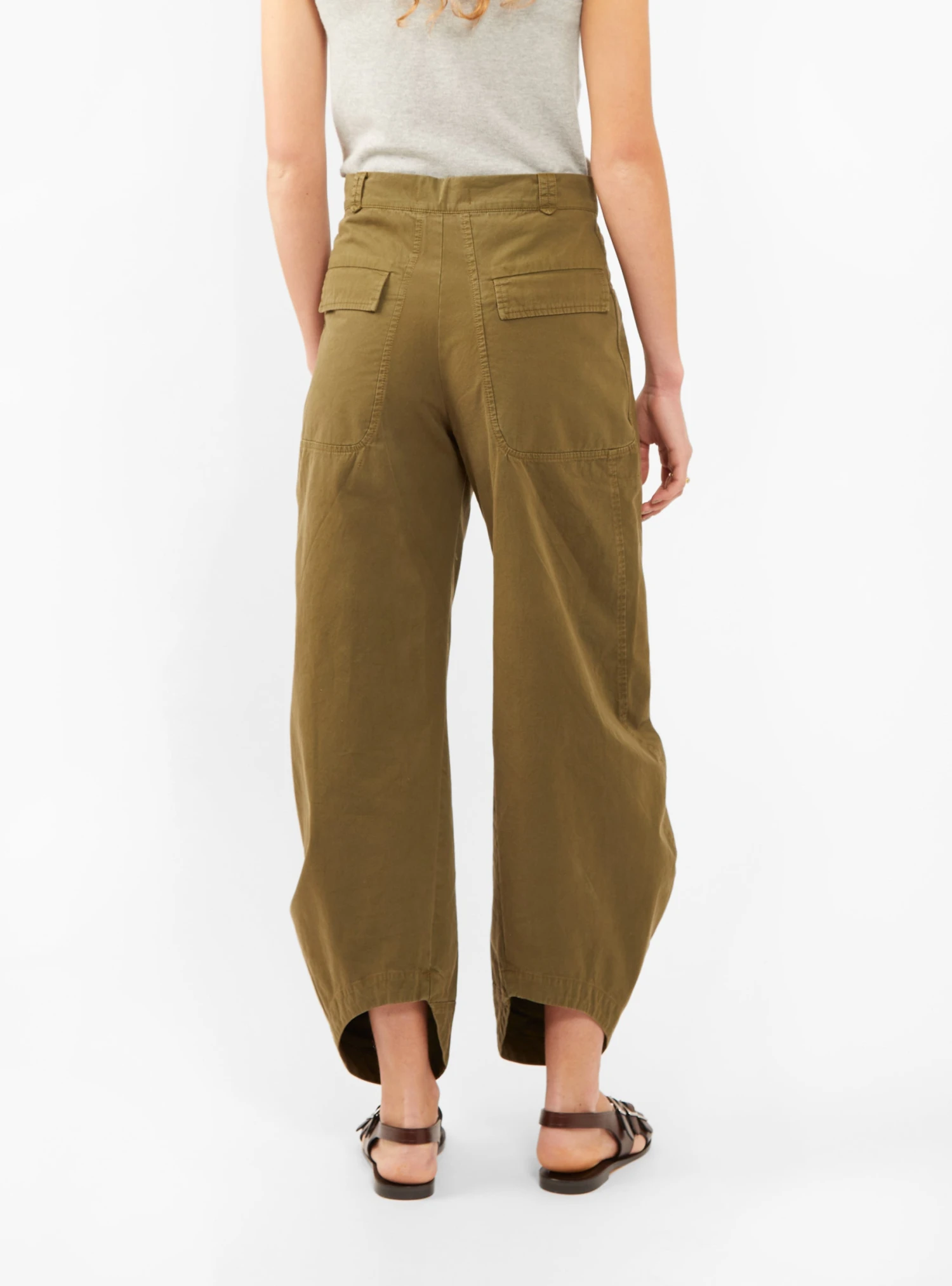 Henrik Vibskov Amaretti Trousers Avocado Green - Image 4